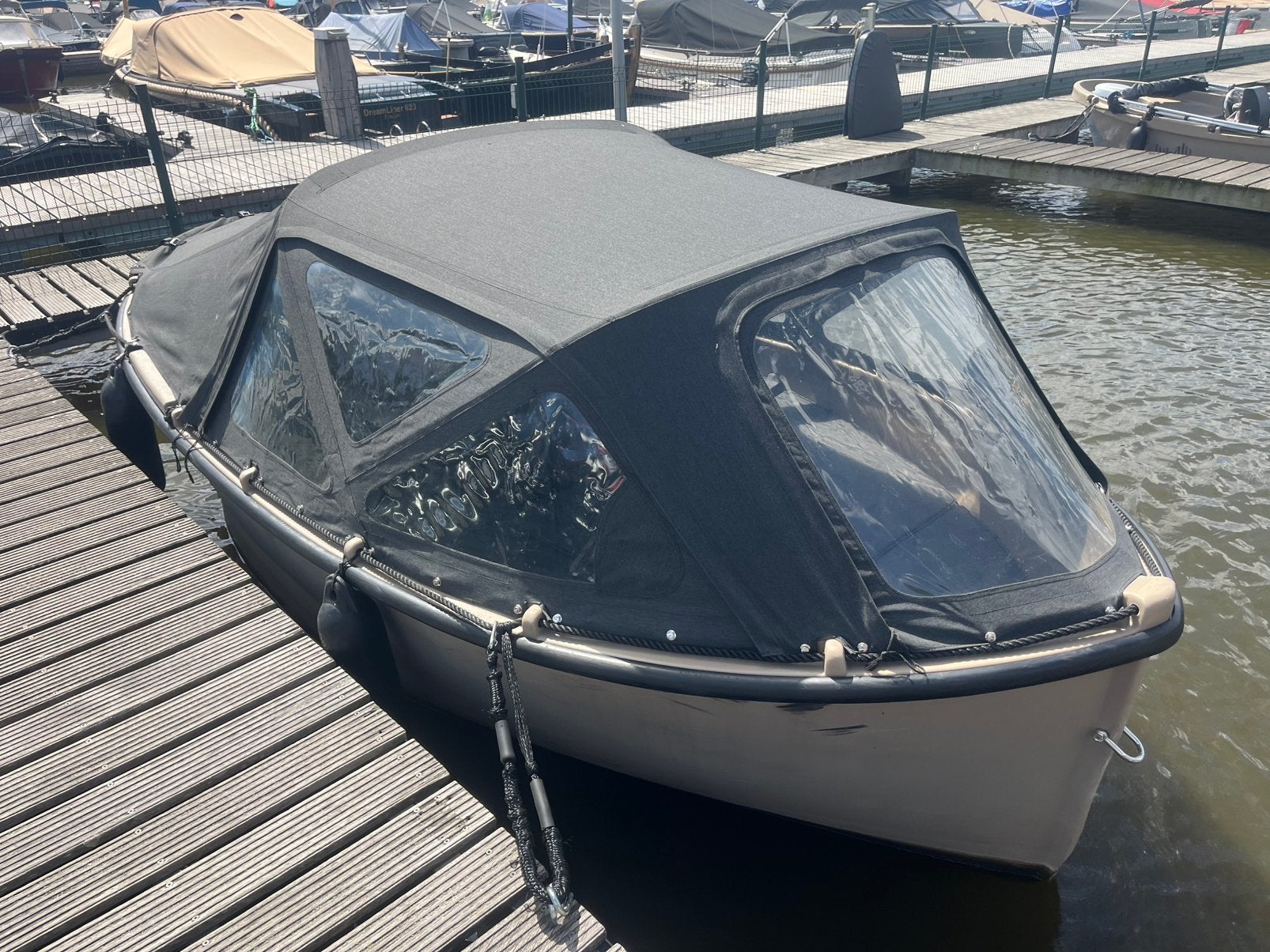 Buiskap Biminitop voor Whaly Classic (netjes en compleet), Watersport en Boten, Accessoires en Onderhoud, Ophalen, Zo goed als nieuw