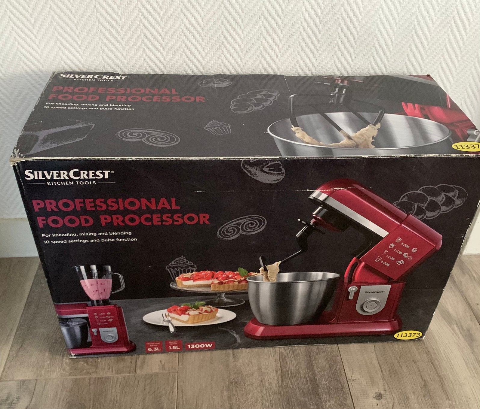 Professionele keukenmachine Silver Crest, 4 liter of meer, Ophalen, Zo goed als nieuw, 3 snelheden of meer
