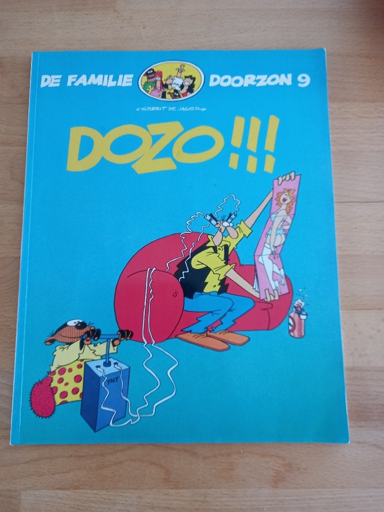Stripboek Familie Doorzon 9  Dozo !!, Gerrit de Jager., Eén stripboek, Ophalen of Verzenden, Zo goed als nieuw