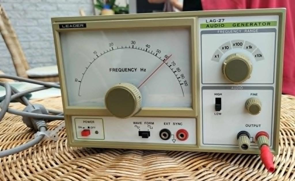 Vintage Leader LAG-27 Audio Generator, Ophalen of Verzenden, Gebruikt, Audio