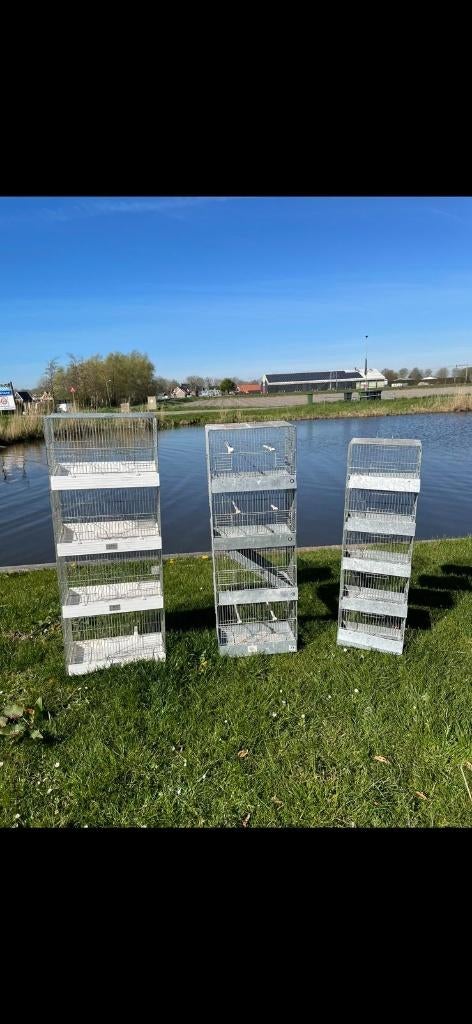 vogelkooi, stapelkooi, Dieren en Toebehoren, Ophalen, Gebruikt, Metaal, Volière