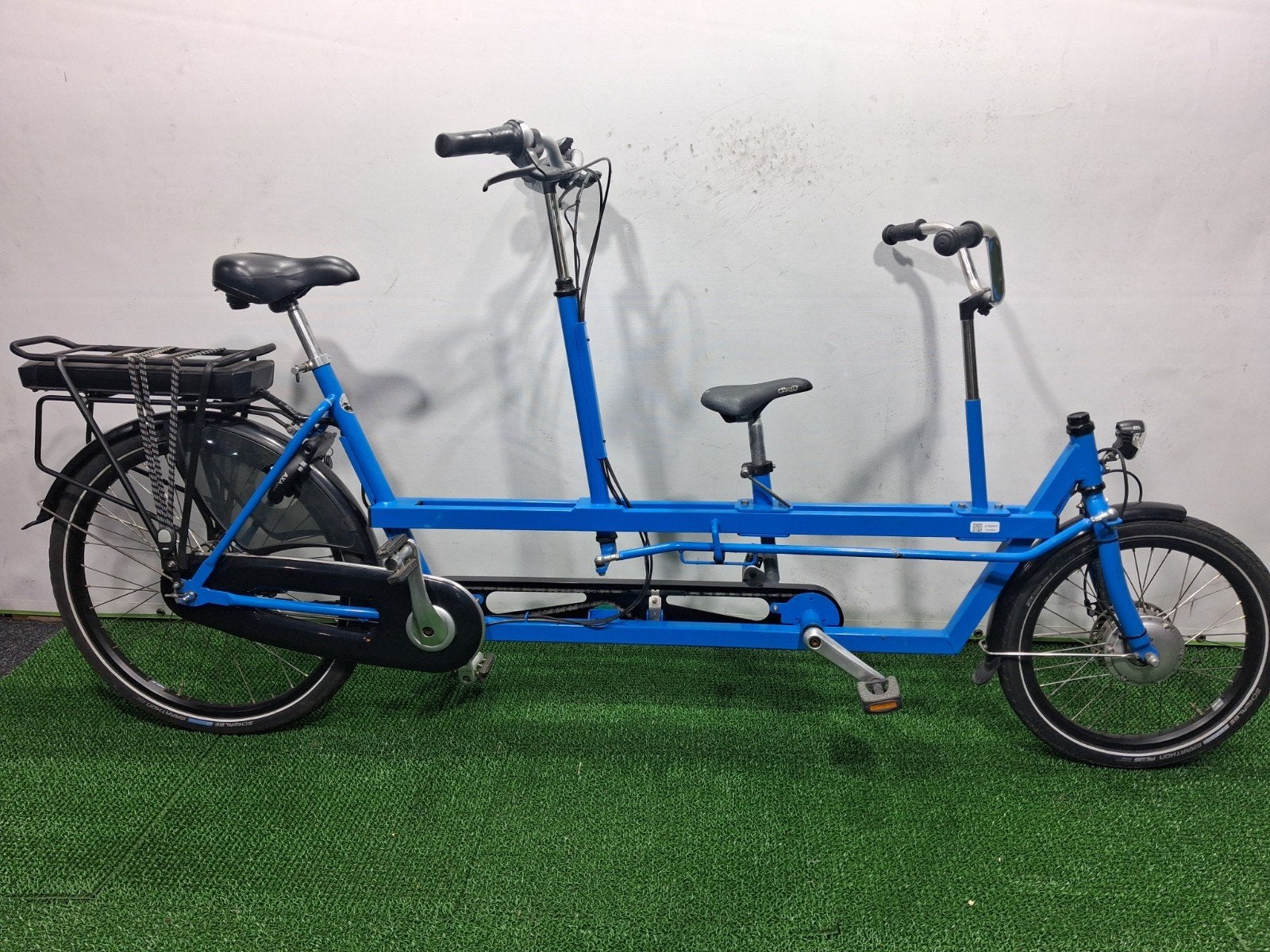Elektrische tandem zorg tandem ouder kind tandem, Fietsen en Brommers, Fietsen | Tandems, Ophalen, Gebruikt, Minder dan 49 cm