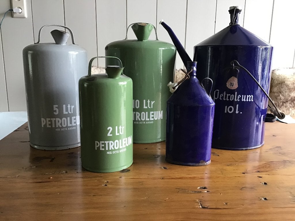 Petroleum kannen, Ophalen of Verzenden