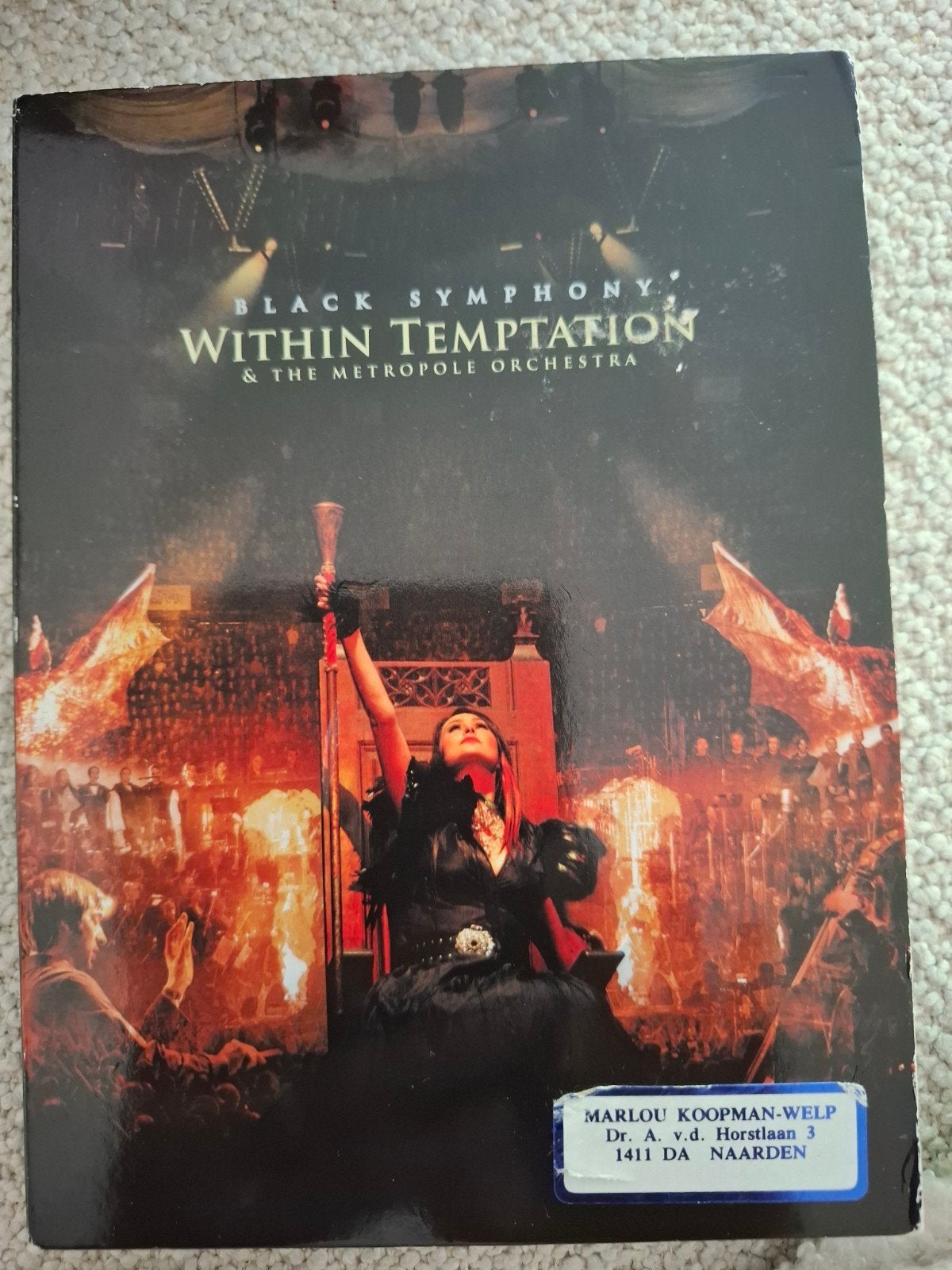 Within temptation black symphony 2 discs, Cd's en Dvd's, Dvd's | Muziek en Concerten, Alle leeftijden, Ophalen of Verzenden, Zo goed als nieuw