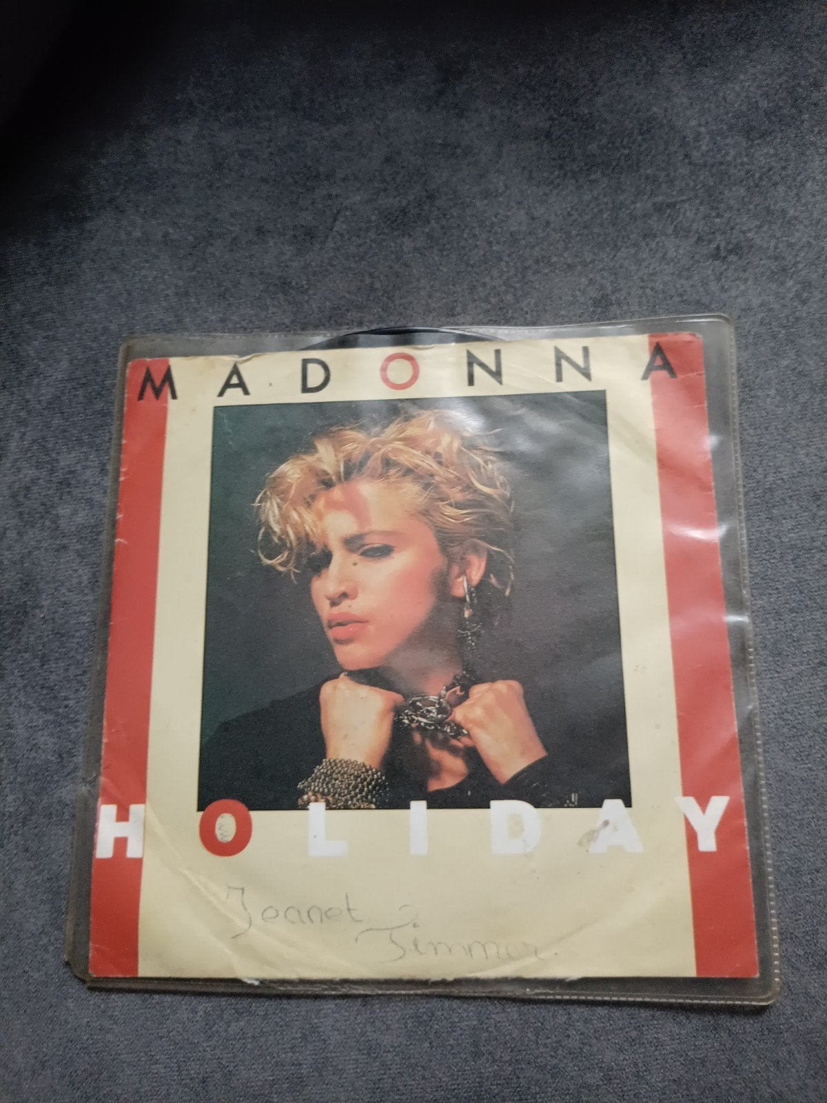 Madonna - Holiday / I Know It (7 inch vinyl single), Cd's en Dvd's, Gebruikt, Originele persing, 7 inch, Ophalen of Verzenden