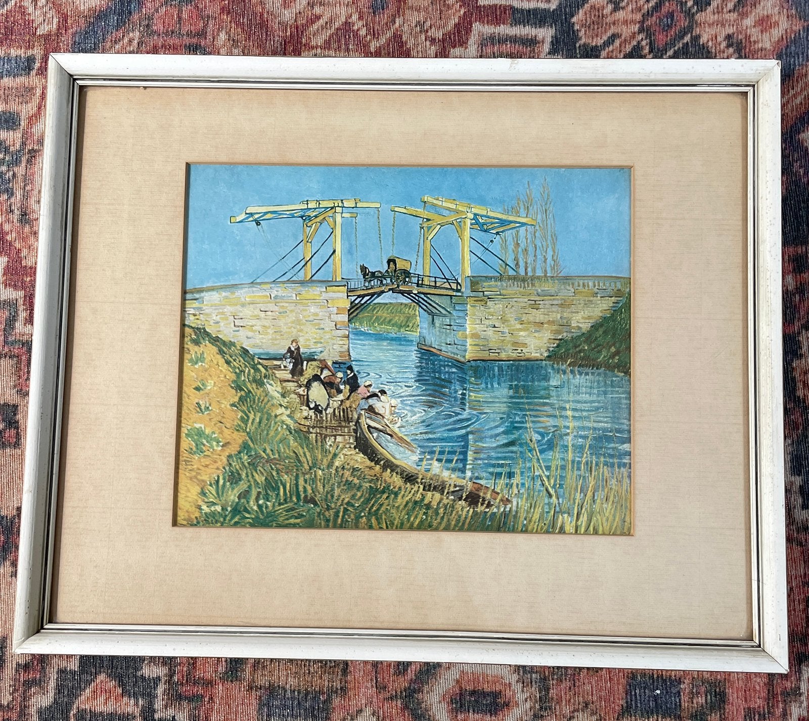 Schilderij Brug te Aarles, Ophalen