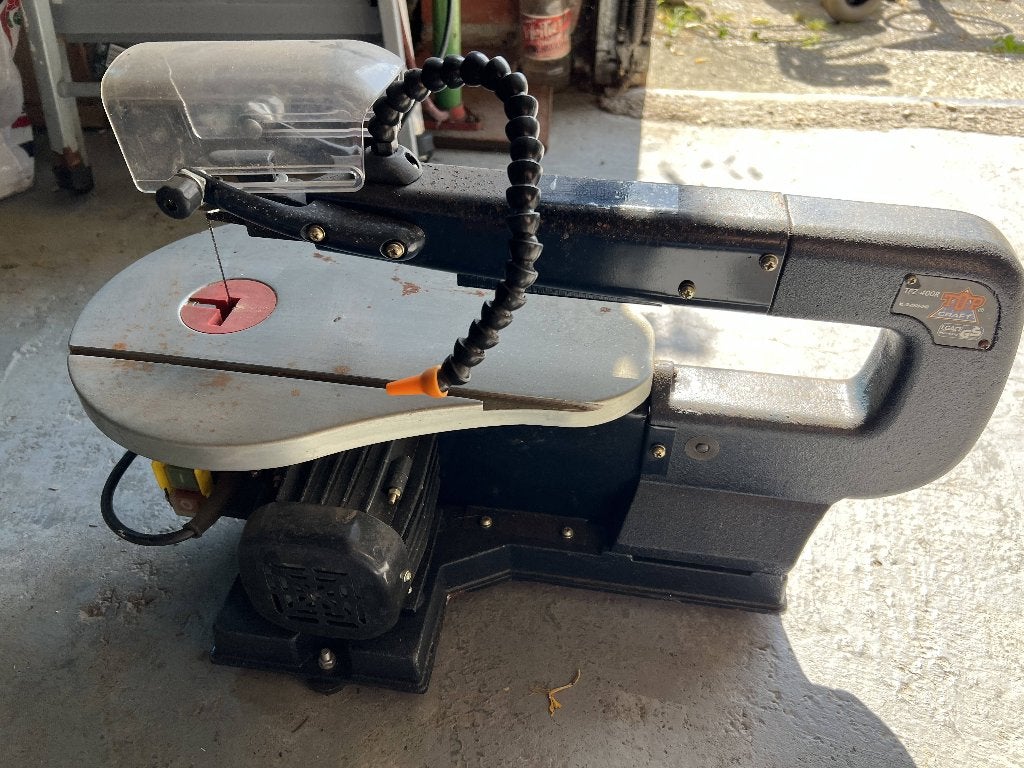 figuurzaagmachine, Doe-het-zelf en Verbouw, Gereedschap | Zaagmachines, Gebruikt, Topcraft, Ophalen of Verzenden, 30 tot 70 mm