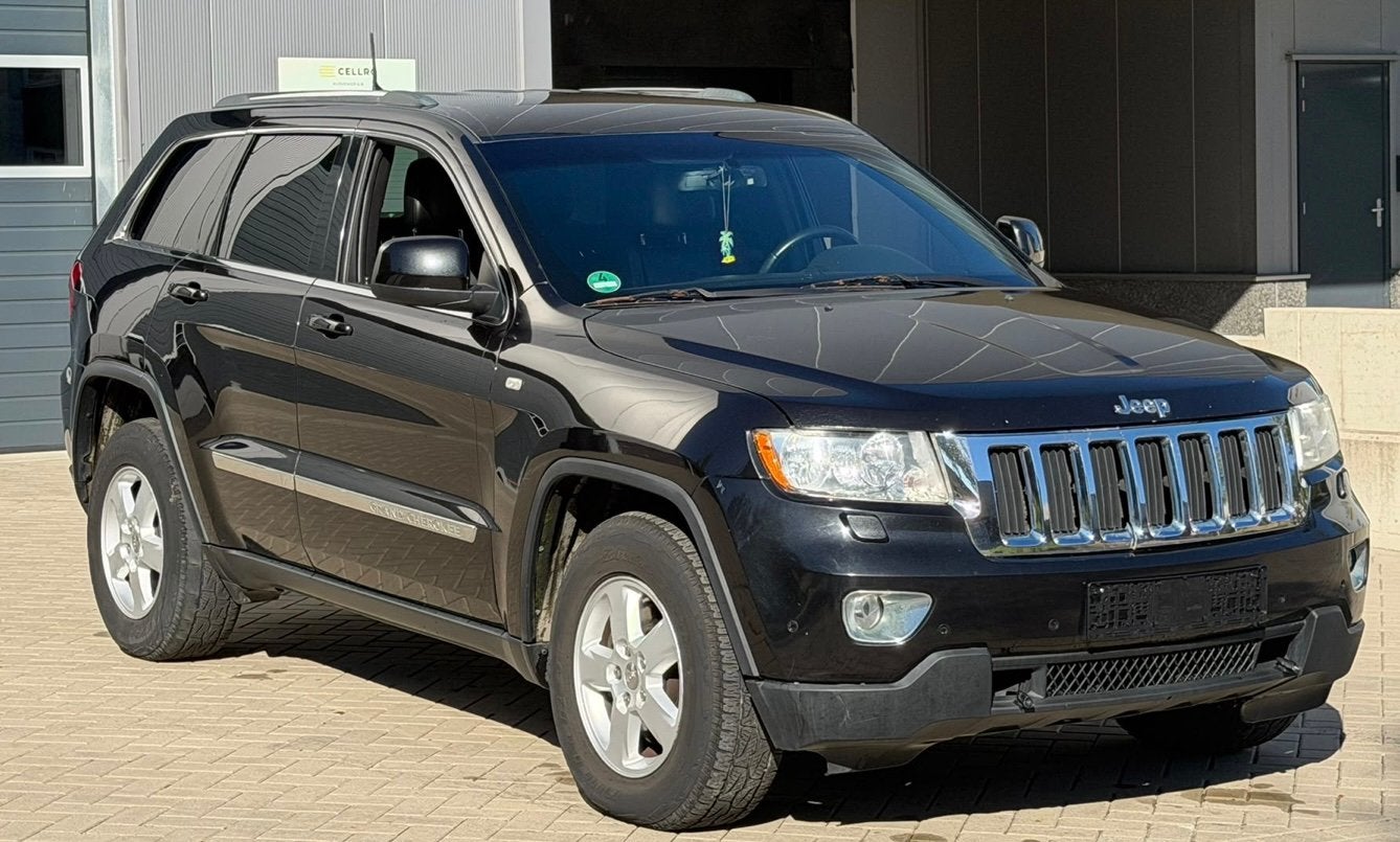 ‼️JEEP GRAND CHEROKEE 3.6 V6 286PK LIMITED ZWART BJ2012‼️, Auto's, Automaat, Euro 5, Zwart, 4 cilinders