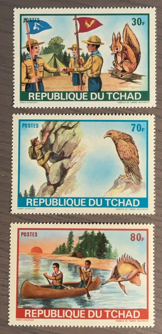 Tsjaad - scouting padvinders, Postzegels en Munten, Ophalen of Verzenden, Postfris