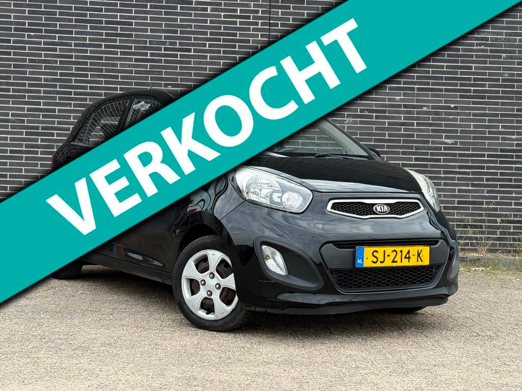 Kia Picanto 1.0 CVVT Nieuwe Apk, Stoelverwarming!, Voorwielaandrijving, Euro 5, Gebruikt, 400 kg