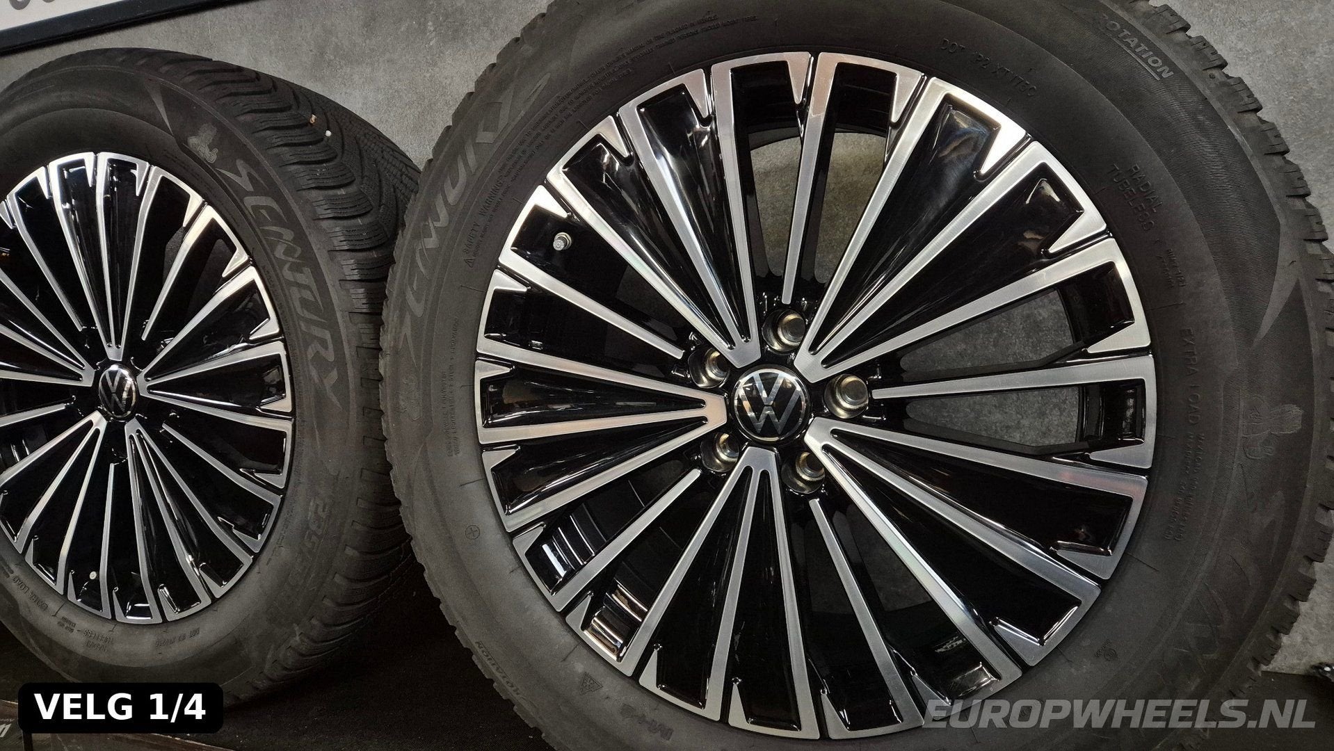 18 inch VW Tiguan CT1 Tayron R41 Napoli velgen winterbanden, Auto-onderdelen, 18 inch, Gebruikt, -, -