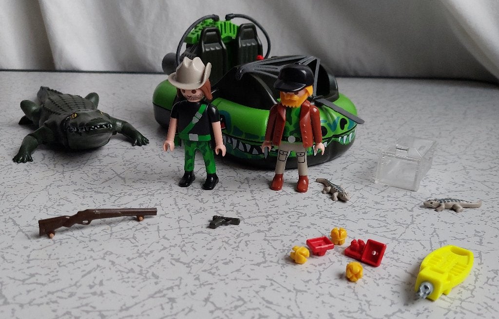 Playmobil 4446 Alligator en Hoovercraft, Gebruikt, Complete set, Overige typen, Ophalen of Verzenden