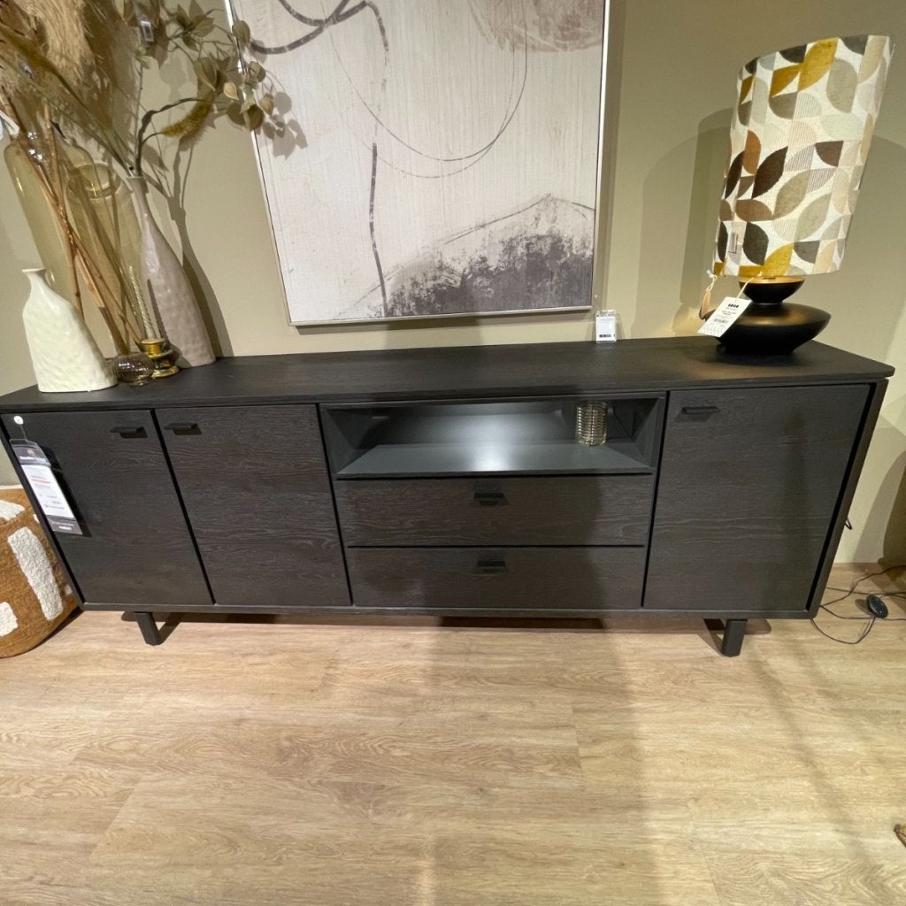Livada Dressoir Eikenfineer Onyx - Henders & Hazel, Niet ingevuld, Niet ingevuld, Niet ingevuld