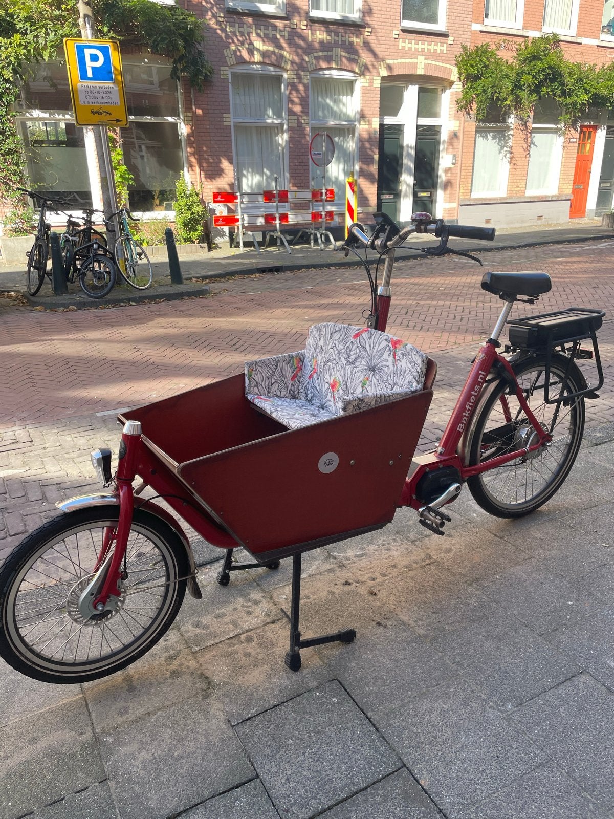 Bakfiets met Shimano Steps middenmotor, Fietsen en Brommers, Gebruikt, Elektrisch, 2 kinderen, Ophalen