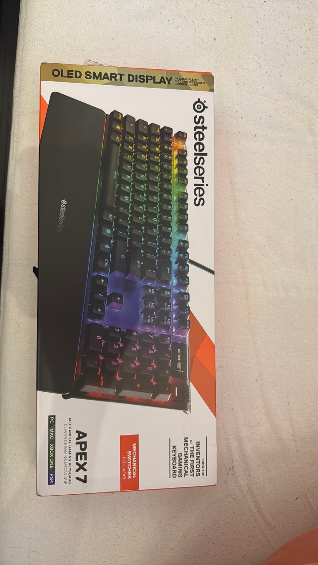 Steelseries APEX 7, Computers en Software, Toetsenborden, Ophalen, Zo goed als nieuw, Bedraad, Gaming toetsenbord