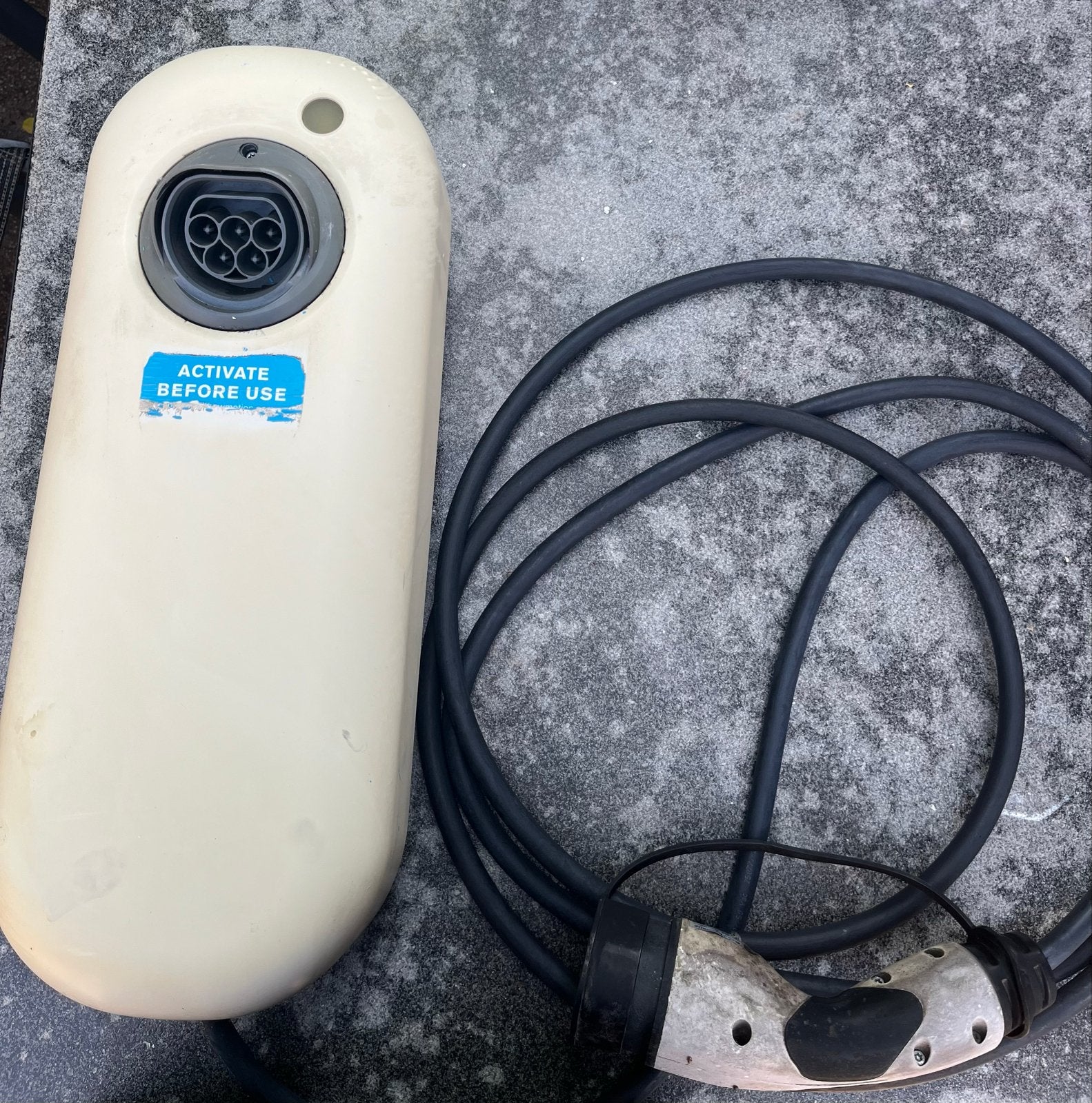 Laadpaal met laadkabel voor elektrische auto's, Auto diversen, Ophalen, Gebruikt, Laadpaal en Laadkabel