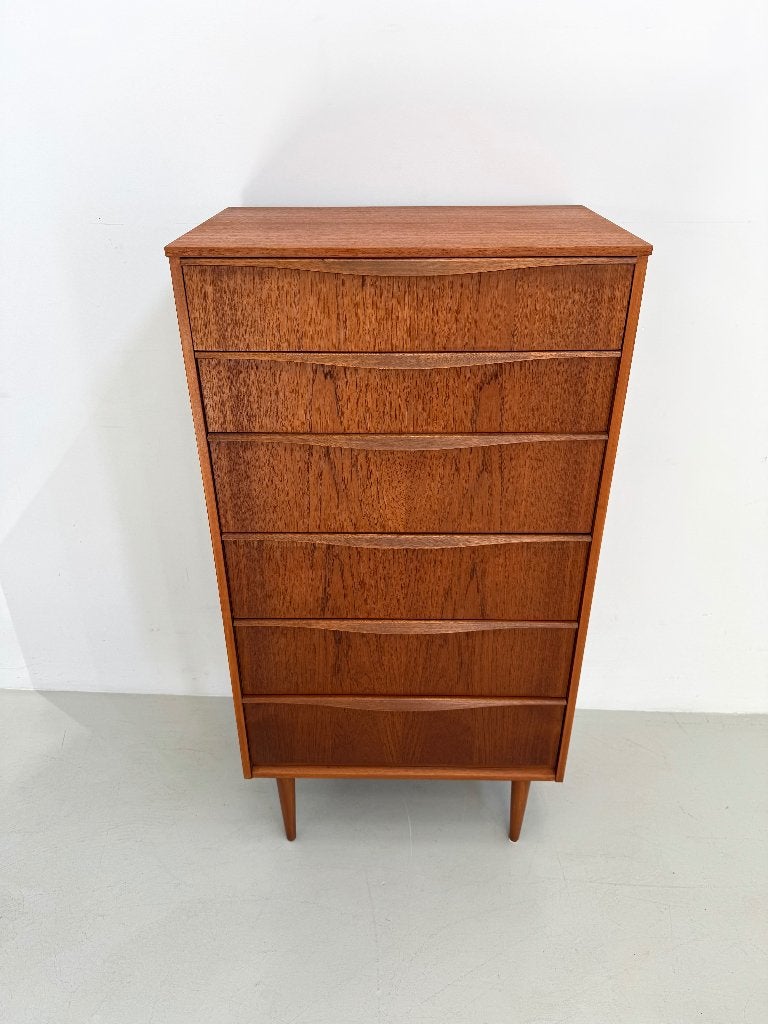 Vintage ladekast Austinsuite, Verzenden, Teakhout, 50 tot 100 cm, Zo goed als nieuw
