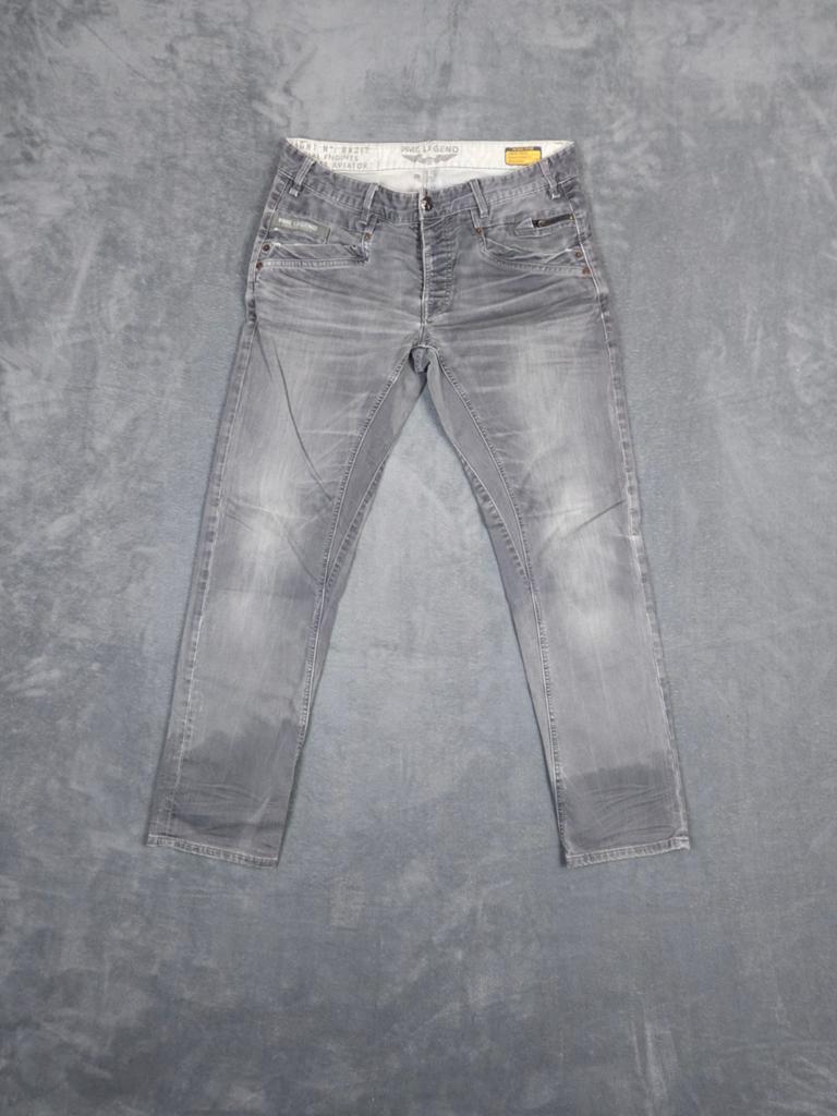 Pme Legend Bare Metal Broek W33 L32 Regular Straight Grijs., ., Ophalen of Verzenden, Zo goed als nieuw, .