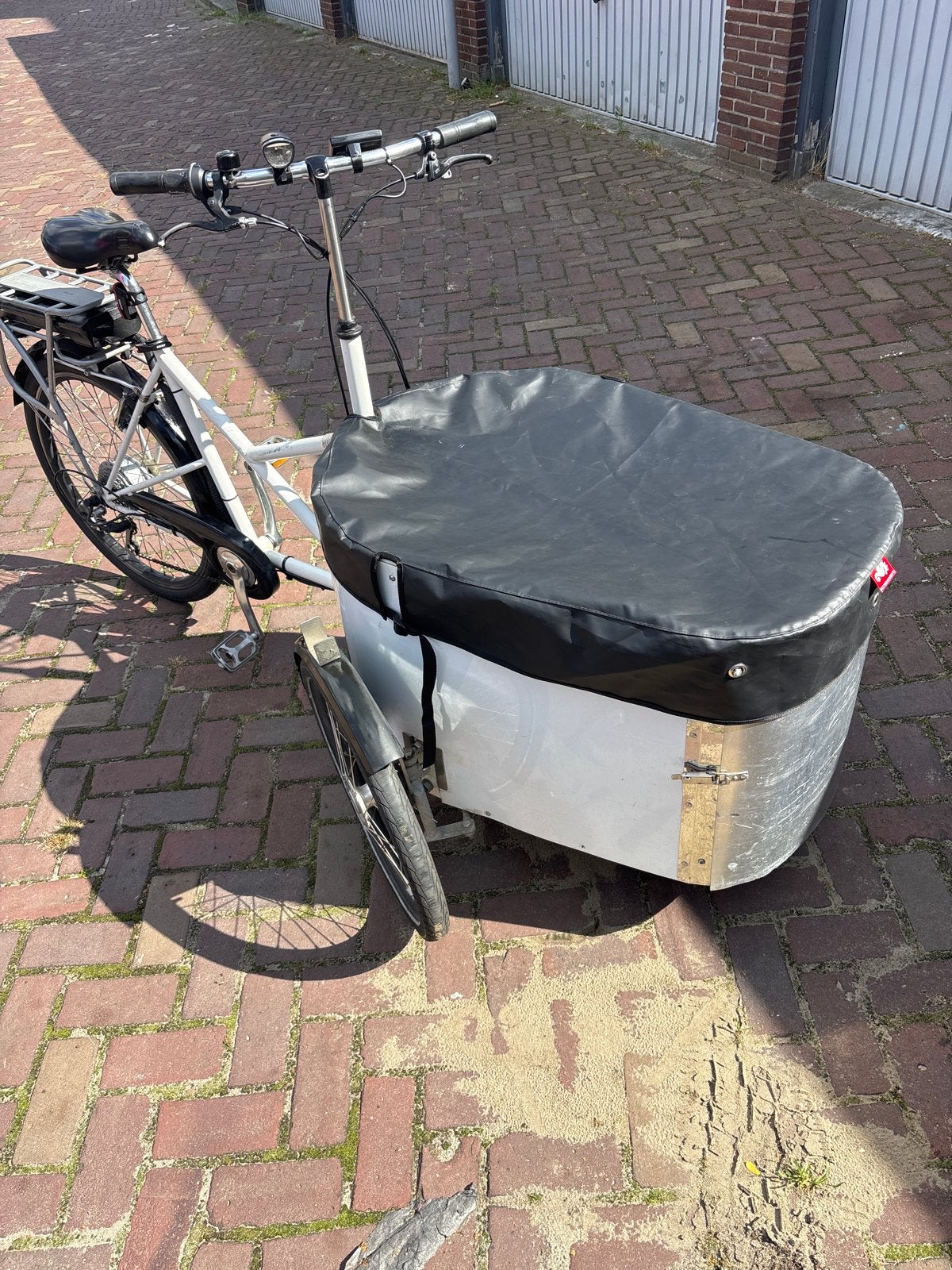 Nihola elektrische bakfiets, Gebruikt, Elektrisch, 2 kinderen, Trommelrem
