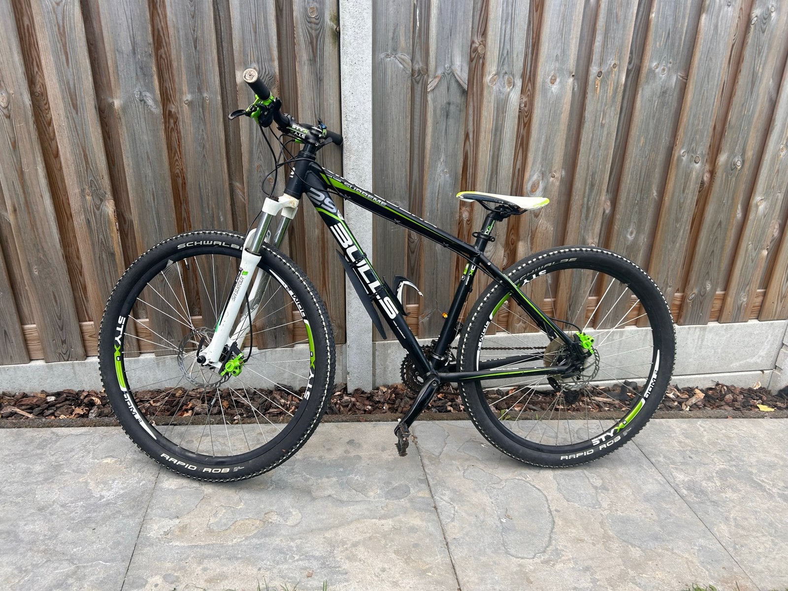 Bulls Mountainbike - Zwart/Groen, Maat 47, Gebruikt, Hardtail, Heren, 45 tot 49 cm