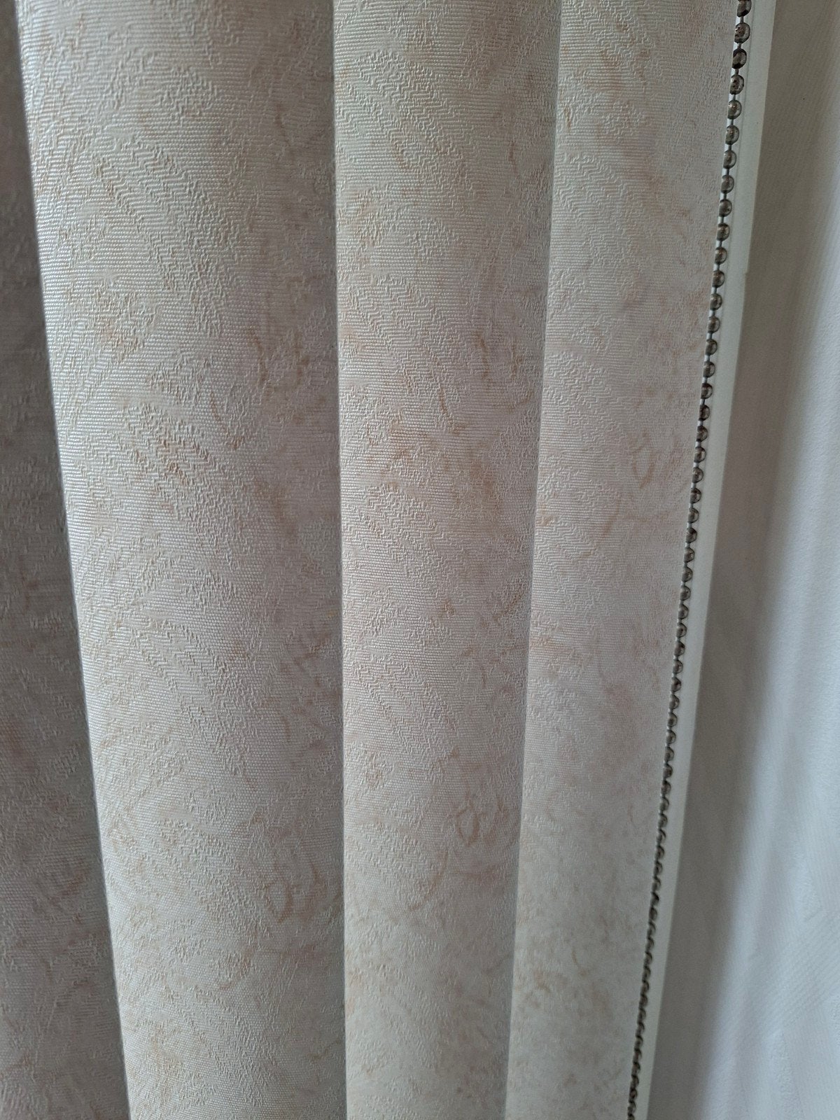 Lamellen, beige, 200x250 cm + deur SPOED!!!, Ophalen, Gebruikt, Beige, Lamellen