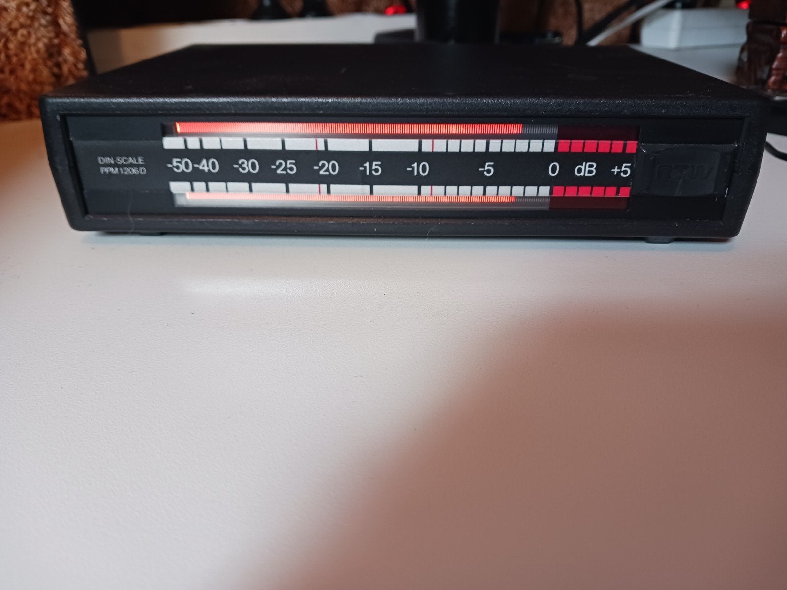 RTW PPM 1206D VU meter, Ophalen of Verzenden, Zo goed als nieuw, Audio