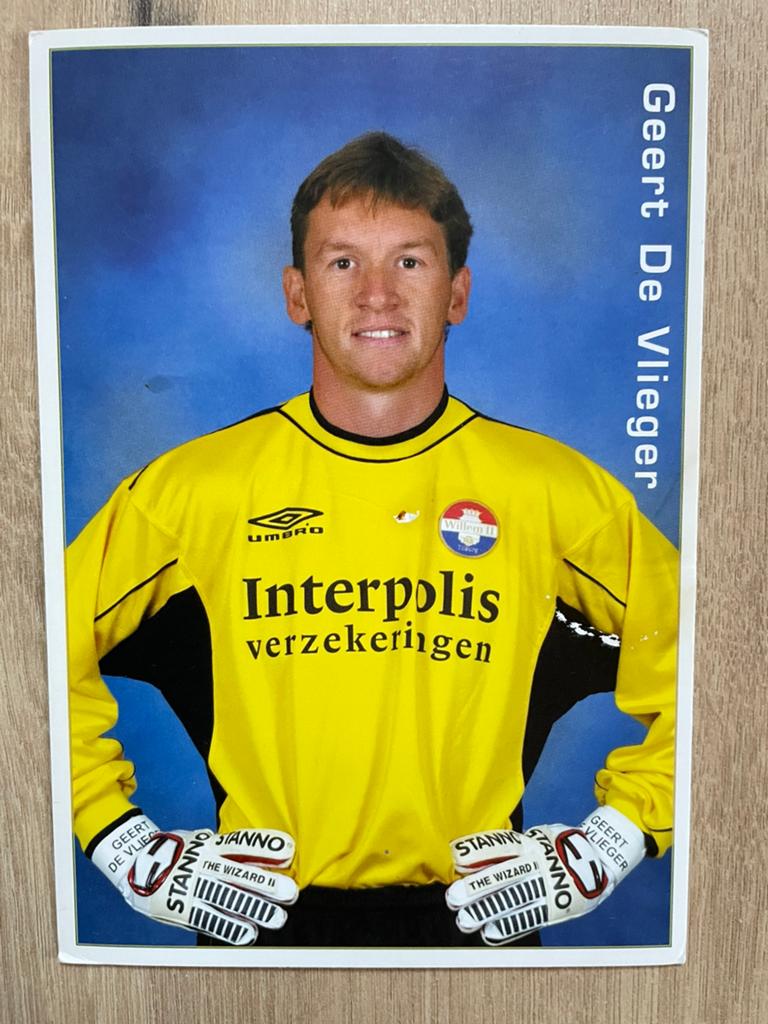 Fotokaart Geert de Vlieger (Willem II)., Verzamelen, Ophalen of Verzenden, Nieuw, Spelerskaart