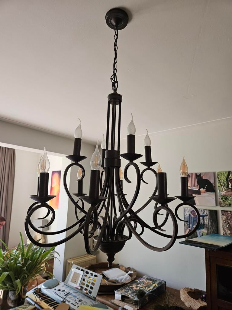 Massive Kroonluchter - Klassiek Design in Goede Conditie, Huis en Inrichting, Lampen | Kroonluchters, Ophalen of Verzenden, Zo goed als nieuw