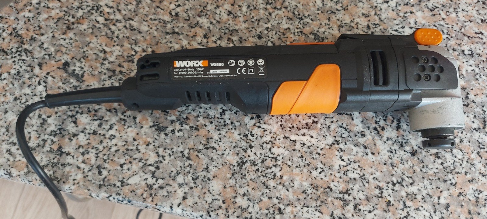 Worx Soniccrafter F30 WX680 + 23 delig accessoiresset, Overige merken, Ophalen of Verzenden, Zo goed als nieuw, Gereedschapsset