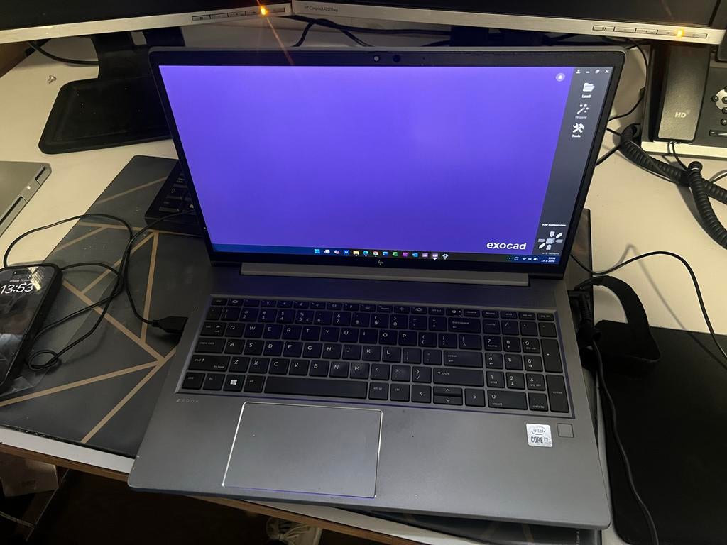HP Zbook met Exocad software - Ideaal voor tandtechniek, Ophalen, Gebruikt, Met videokaart, 2 tot 3 Ghz