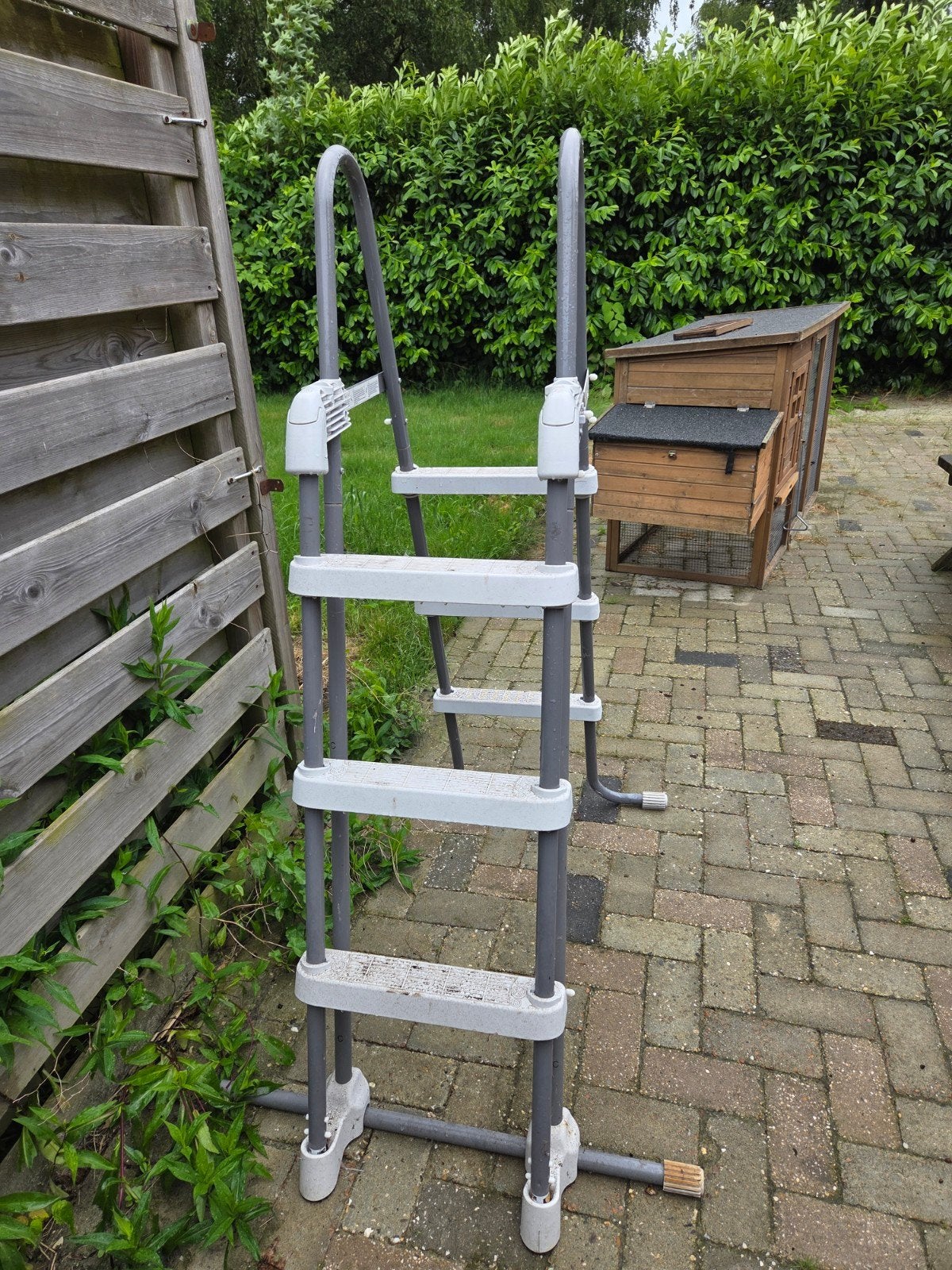 Intex Opzetzwembad 4x2x1met toebehoren, Gebruikt, 200 tot 300 cm, 80 tot 120 cm, Ophalen of Verzenden