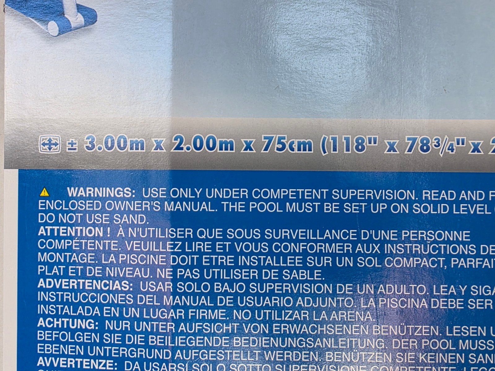 Intex zwembad alleen het frame, Ophalen, Minder dan 80 cm, Minder dan 200 cm, Opzetzwembad