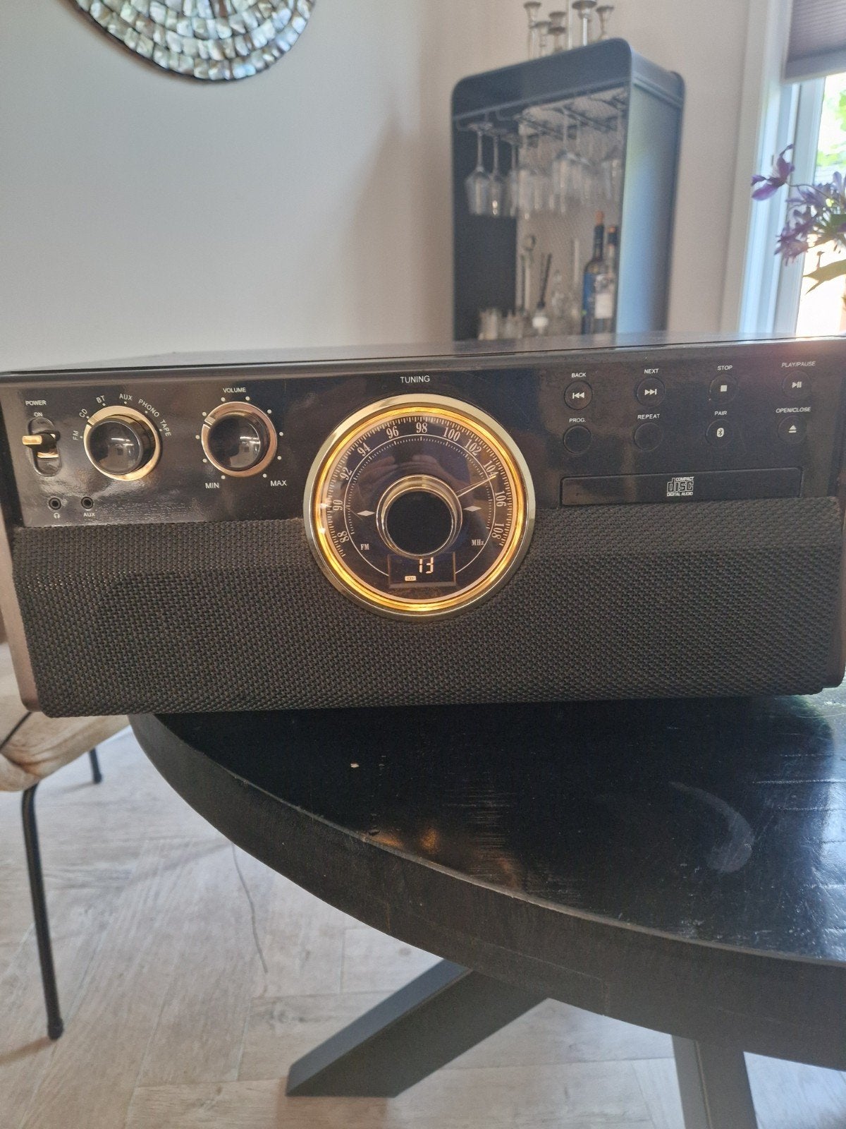 Victrola All-in-One Muziekspeler met Platenspeler en CD, Microset, Tuner of Radio, Zo goed als nieuw, Ophalen