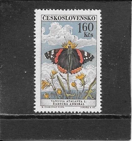 Tsjechoslowakije vlinders, Ophalen of Verzenden, Overige landen, Postfris