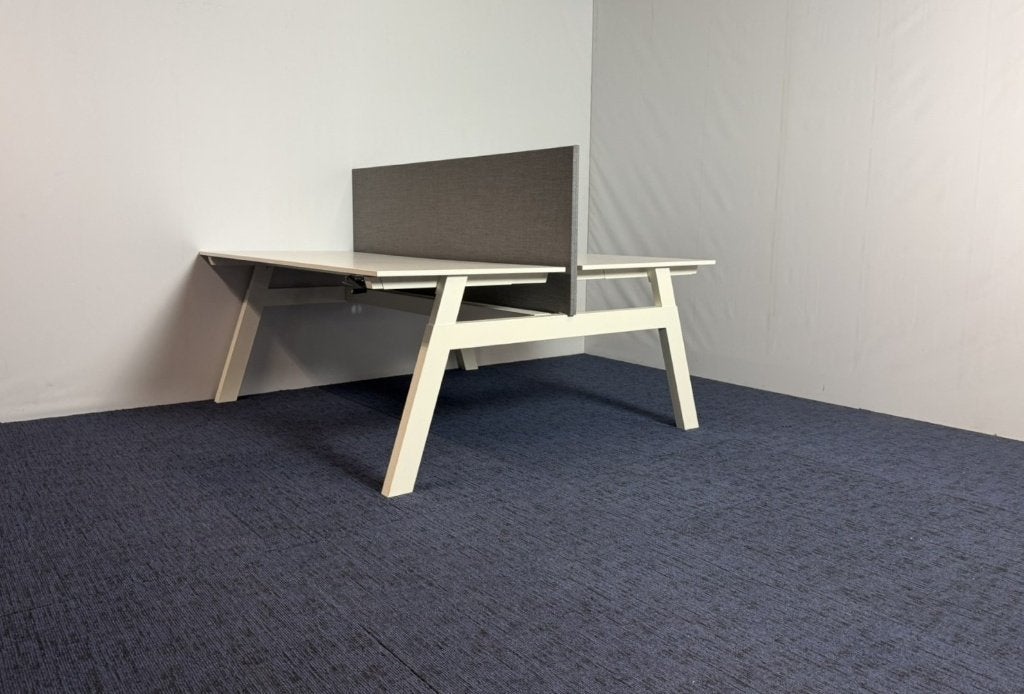 4 x Bench bureau Drentea PiqNiq (slinger) - 180 x 170 cm., Huis en Inrichting, Ophalen, Gebruikt, 180 cm, Duo-bureau