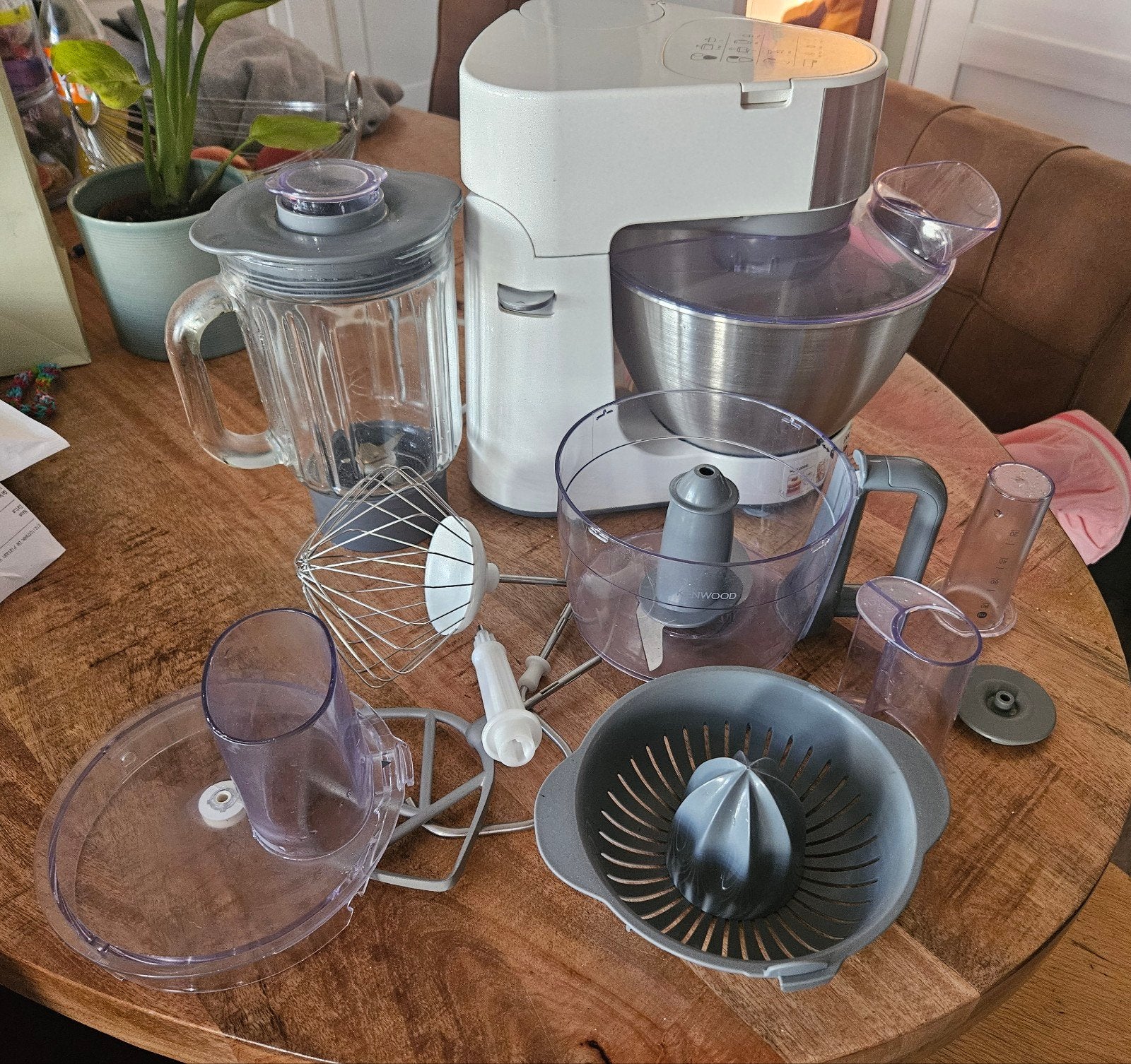 Kenwood Keukenmixer met accessoires - onderdeel defect, Ophalen of Verzenden, Gebruikt