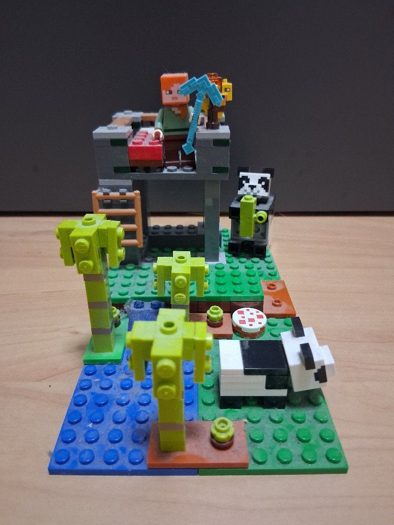 Lego minecraft het pandaverblijf, Ophalen, Compleet, Minecraft, Lego