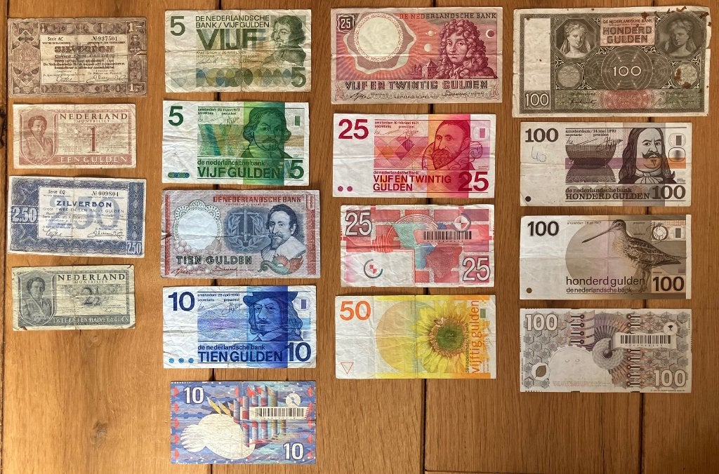 leuke serie Nederlandse gulden bankbiljetten (1), Ophalen, 100 gulden, Setje