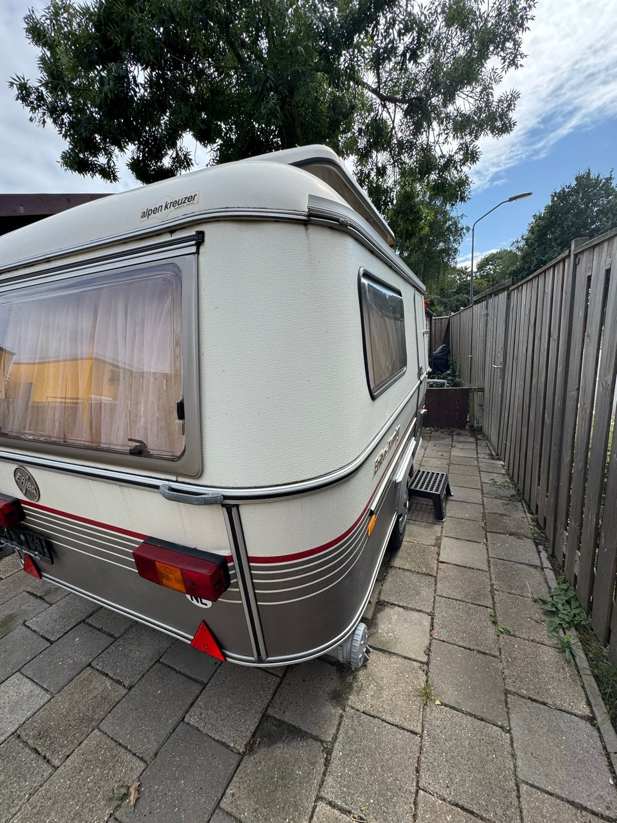 Eriba Touring Alpenkreuzer - Compacte hefdak caravan, Caravans en Kamperen, Caravans, Treinzit, Particulier, 4 tot 5 meter, 500 - 750 kg