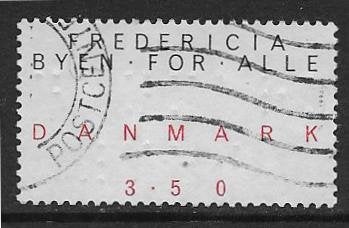 Denemarken 1990   Braille   989, Verzenden, Denemarken, Gestempeld