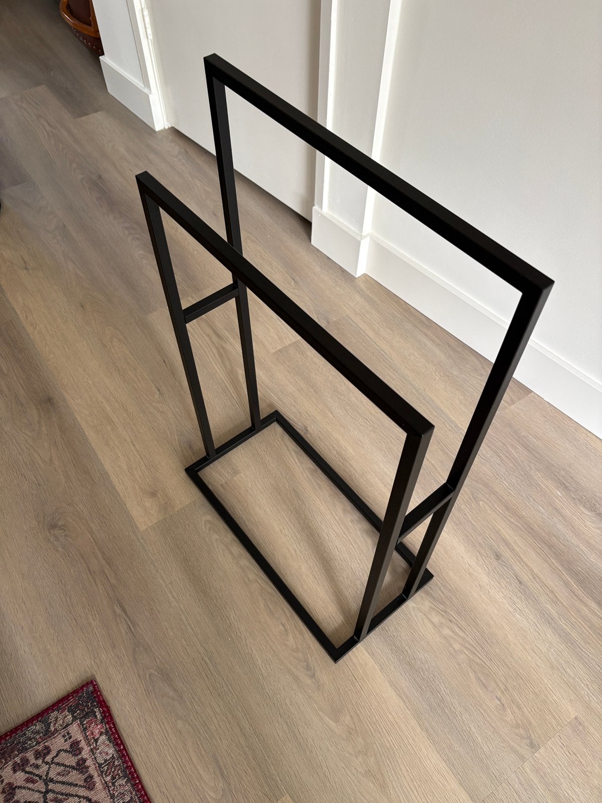 Handdoekenrek zwart, Ophalen, Overige typen, 50 tot 100 cm, Zo goed als nieuw