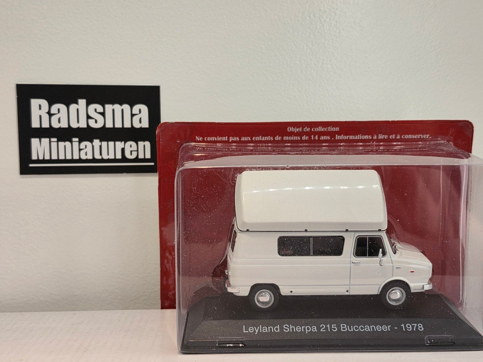 Leyland sherpa 215 buccaneer Camper - 1:43 Ixo/Altaya, Overige merken, Auto, Nieuw, Ophalen of Verzenden