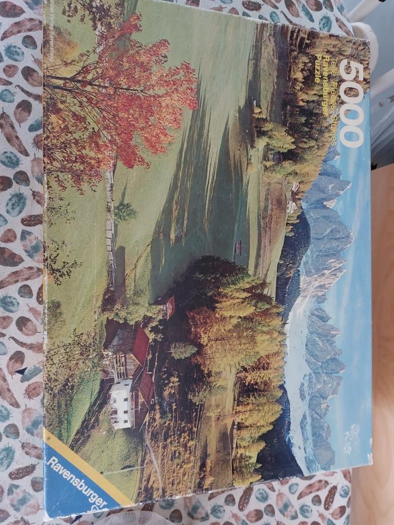 Ravensburger Legpuzzel 5000 stukjes - Berglandschap, Ophalen of Verzenden, Meer dan 1500 stukjes, Gebruikt, Legpuzzel