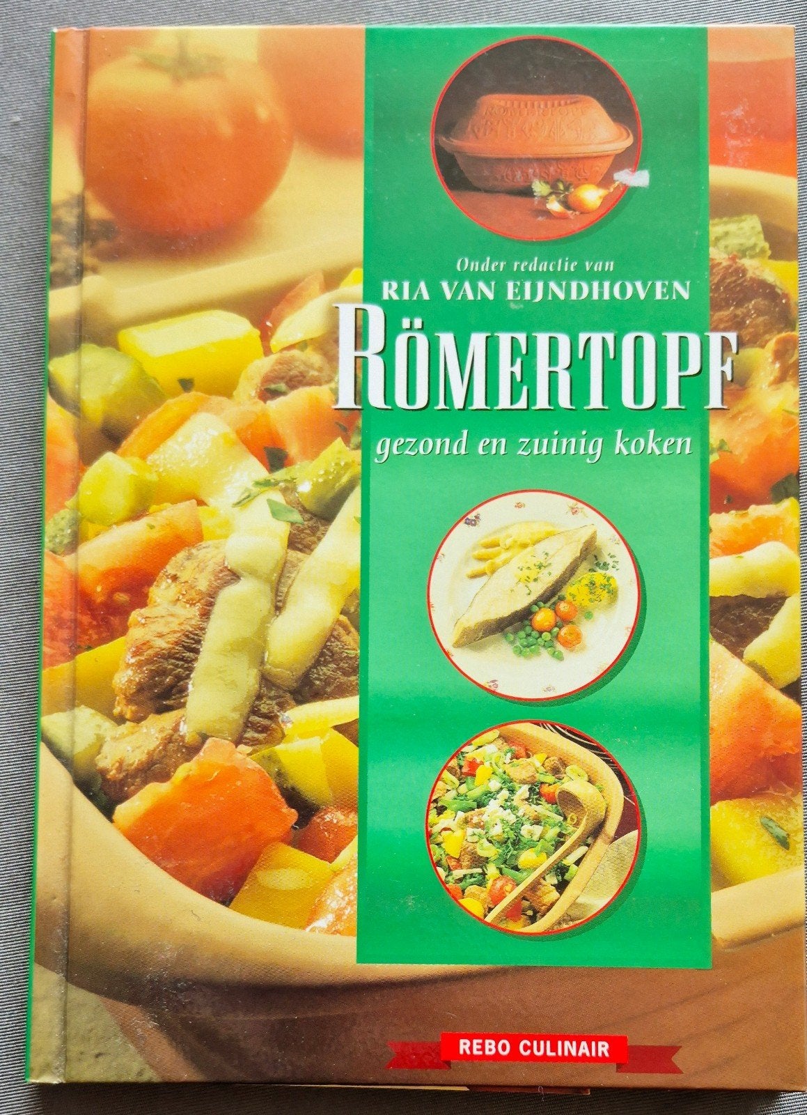 Römertopf: Gezond en Zuinig Koken - Ria van Eijndhoven, Ophalen of Verzenden, Ria van Eindhoven, Gezond koken, Overige gebieden
