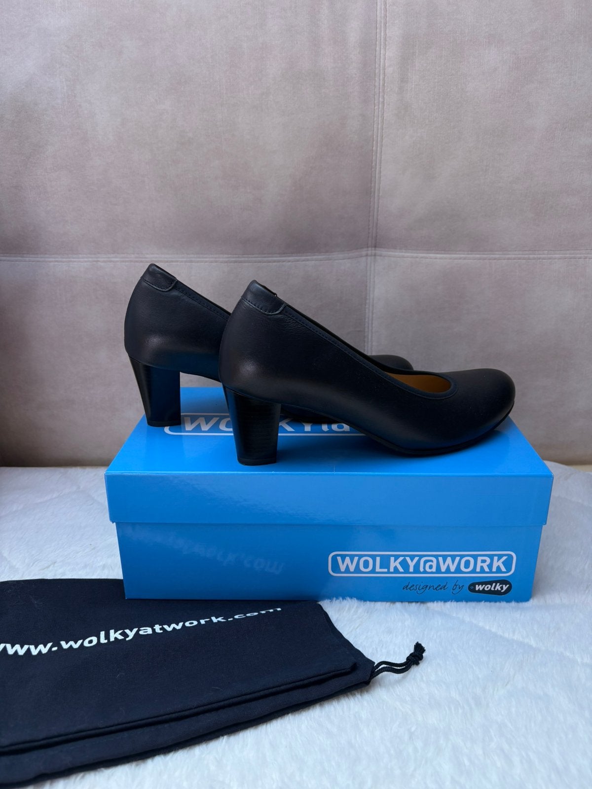 Wolky @ work hakken, Ophalen, Blauw, Nieuw, Schoenen met hoge hakken