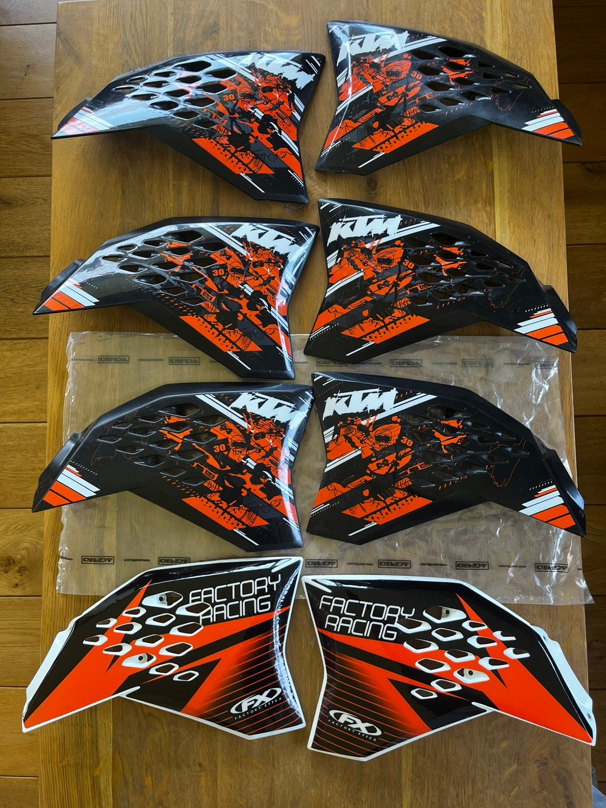 Ktm sx65 plastic kappen nieuw 2009 tot 2015 origineel sx 65, Motoren, Ophalen of Verzenden