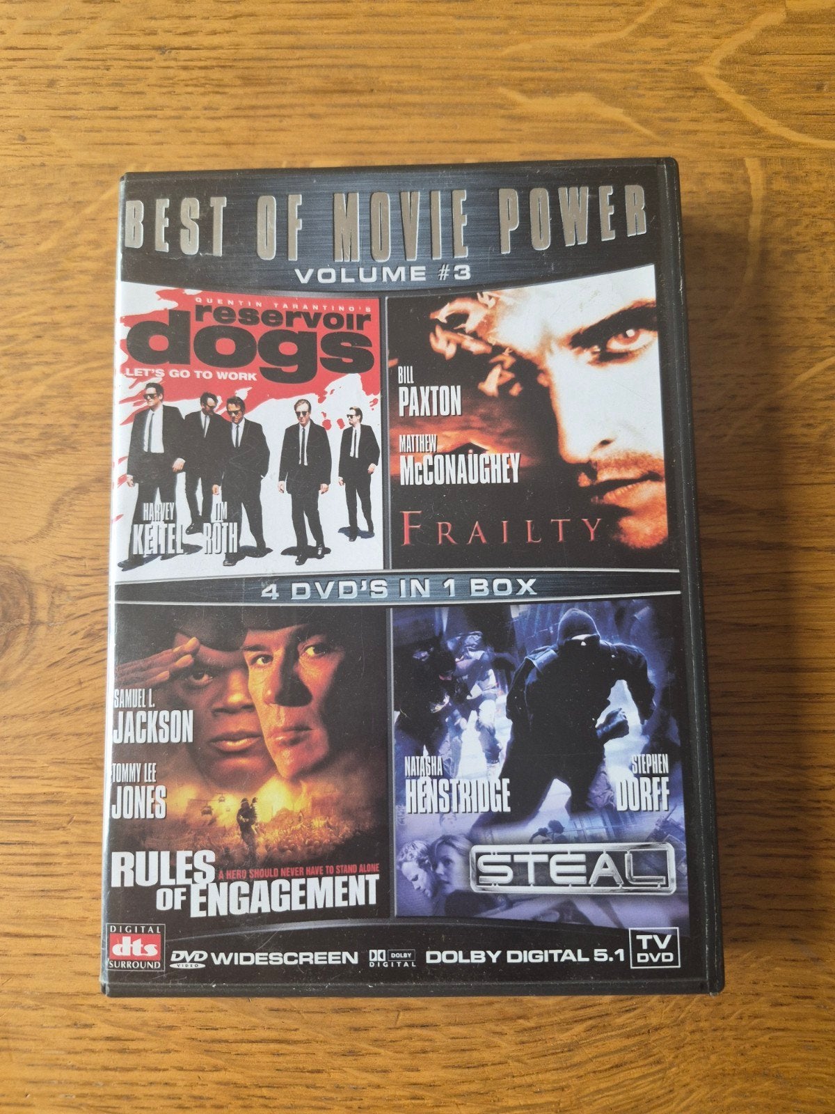 Best of Movie Power Volume #3 (4 DVD's in 1 box), Vanaf 16 jaar, Nederlands, Actiethriller, Ophalen of Verzenden