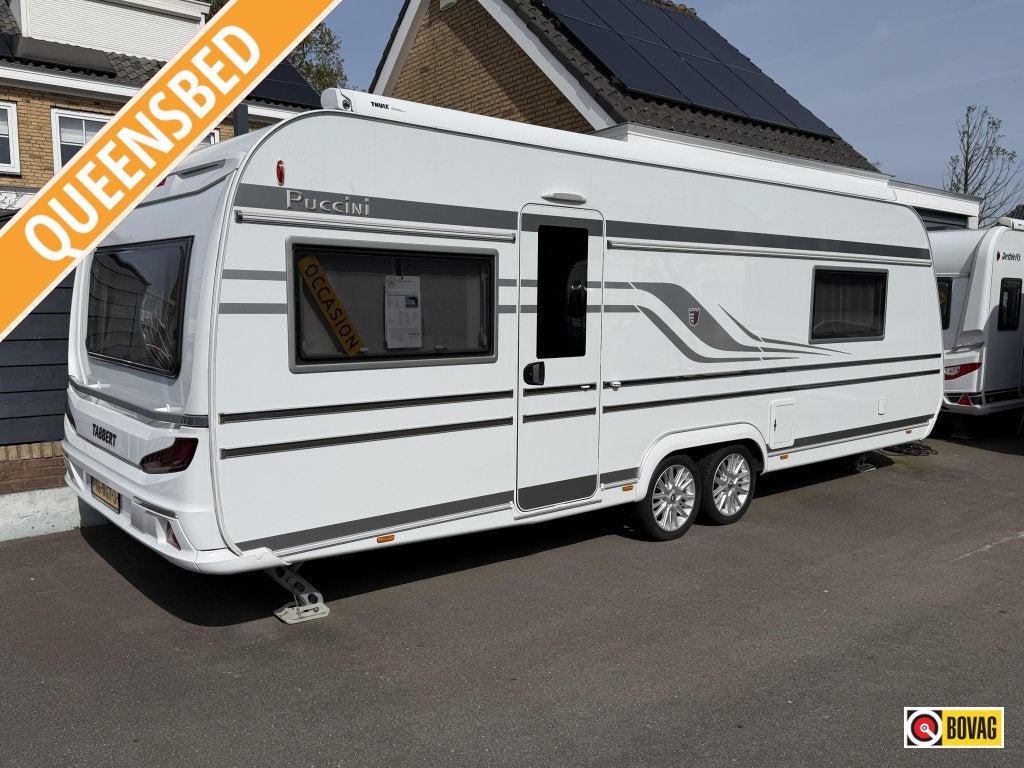 Tabbert Puccini 685 DF Airco,Alde,Oyster ,Thule 9200 luifel, Caravans en Kamperen, Caravans, Rondzit, Tabbert, Bedrijf, 6 tot 7 meter