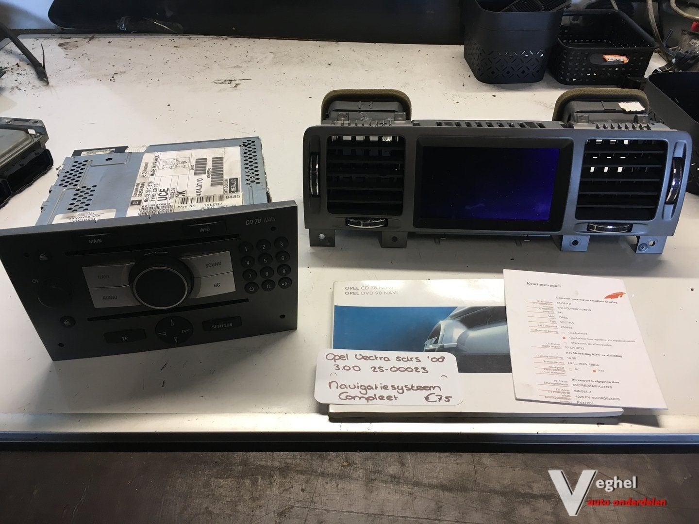 Opel Vectra 3.0 Diesel 5drs 2008 2500023  Navigatiesysteem, Gebruikt, -, -, Ophalen of Verzenden