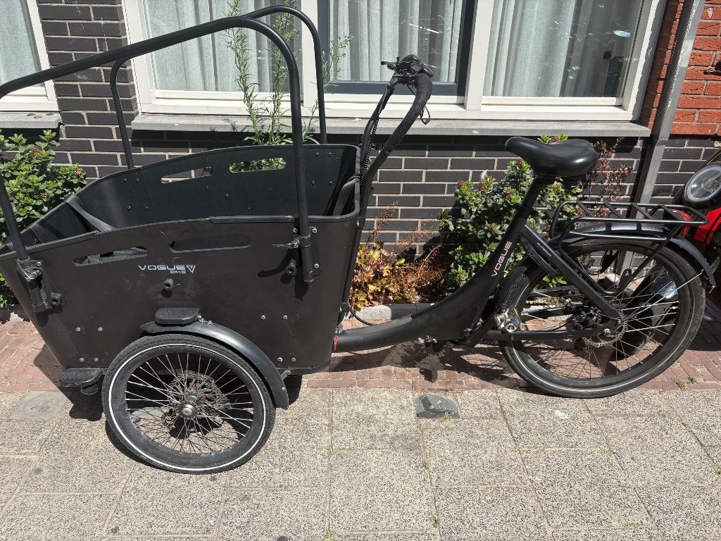 Nette elektrische bakfiets - 1 jaar oude batterij, Elektrisch, Zo goed als nieuw, 2 kinderen, Schijfrem